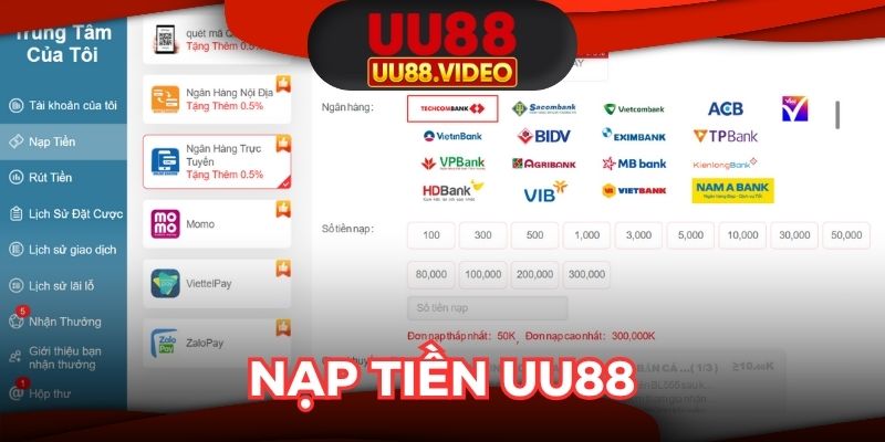 Nạp Tiền UU88 Siêu Tốc - Hướng Dẫn Chi Tiết Từng Bước